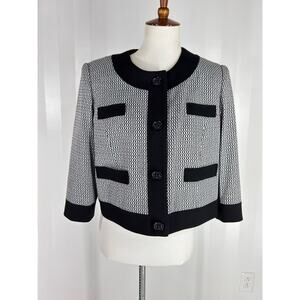 ISABEL & NINA Women’s Black/White Jacket Sz 14